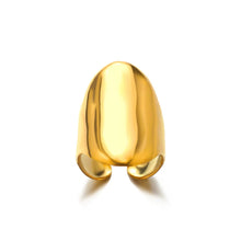 Load image into Gallery viewer, Gold ring-Glossy finish stainless steel ring
