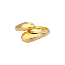 Load image into Gallery viewer, Gold ring-elegant gold-tone steel ring
