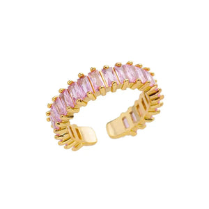 Durable gold-tone ring for her