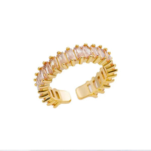 
Gift stainless steel gold ring