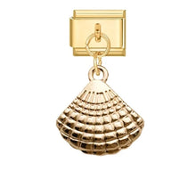 Load image into Gallery viewer, Conch shell pendant for ocean lovers’ charm bracelets