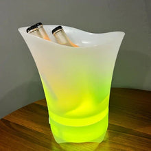 Load image into Gallery viewer, LED light-emitting ice bucket creating vibrant bar atmosphere