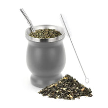 Load image into Gallery viewer, Argentine yerba mate cup set with stainless steel bombilla