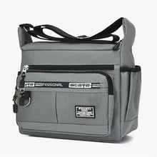 Load image into Gallery viewer, Multi-layer pocket men’s messenger bag for phone, wallet, and gadgets