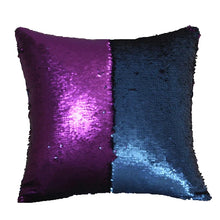 Load image into Gallery viewer, magic pillowcase sequins-glitter-mermaid-sequins-pillow-case-mermaid-pillow-cover-mermaid-sequin-cushion-sequin-pillow-mermaid-cushion-uk-mermaid-cushion-cover-mermaid-cushion-covers-mermaid-cushions