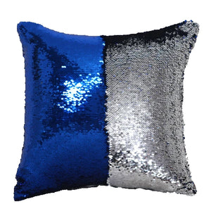 Magic Pillowcase Sequins Throw Pillow Reversible Covers