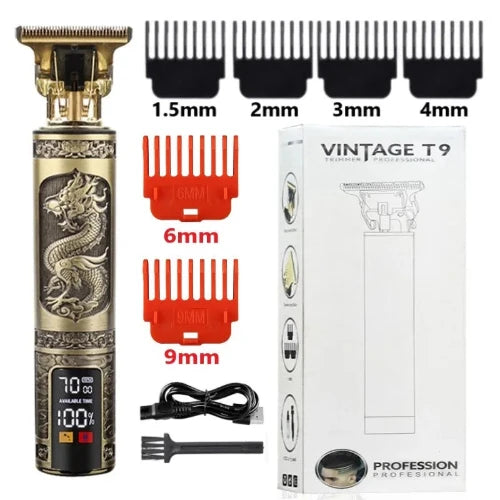 Cordless hair trimmer for men professional grooming tool