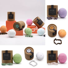 Load image into Gallery viewer, Luxury bath bomb gift set with hidden crystal bracelet