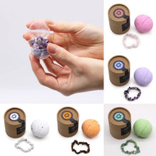 Load image into Gallery viewer, Hidden surprise bath bomb with gemstone bracelet gift box