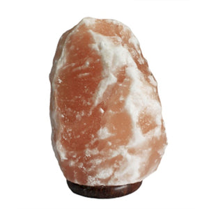 Crystal pink salt lamp night light for relaxation