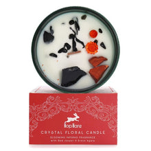 Load image into Gallery viewer, Aromatherapy Soy Wax Candles Gifts Hop Hare floral crystal candle with hidden treasure