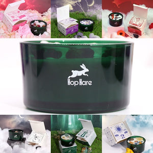 Hop Hare Crystal Magic Flower Candles-Aromatherapy Soy Wax Candles Gifts-beeswax candles-why soy candles are bad-soy wax candles uk-beeswax candles uk-soy candles tk maxx-best aromatherapy candles uk
