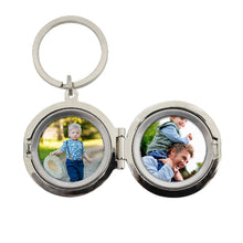 Load image into Gallery viewer, Personalised No.1 Dad photo keyring engraved custom gift for Father’s Day
