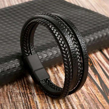 Load image into Gallery viewer, Men&#39;s Buckle Leather Multi-Layer Bracelets Gifts For Him