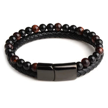 Load image into Gallery viewer, tigers eye bracelet uk-tigers eye bracelet meaning-tiger eye bracelet women&#39;s-tigers eye bracelet, men&#39;s-genuine tiger eye bracelet