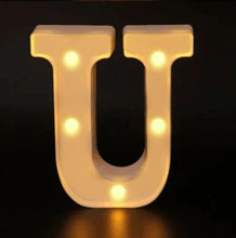 Load image into Gallery viewer, LED light-up initials for personalised decorations