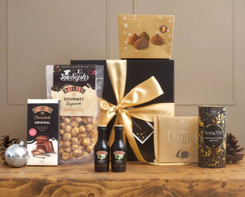 Baileys gift hamper beautifully packed for Christmas celebration