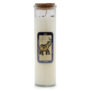 Gemstone infused candles for protection and positive energy