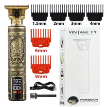 Load image into Gallery viewer, USB Rechargeable Electric shaver and hair clipper for beard maintenance