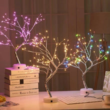 Load image into Gallery viewer, led birch tree-small Christmas tree with lights-mini Christmas tree-fibre optic Christmas tree-battery operated Christmas tree lights-3ft Christmas tree with lights-small Christmas tree for table-2ft Christmas tree-table top Christmas tree-wire Christmas tree lights