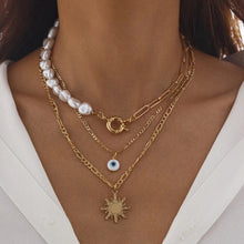 Load image into Gallery viewer, Trendy multi-strand necklace for teens