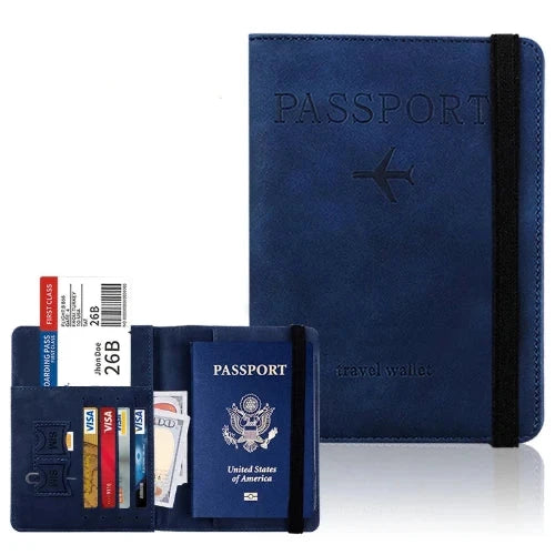 Durable passport cover case for travel essentials