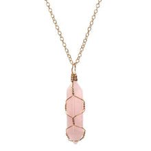 Load image into Gallery viewer, Healing crystal bullet point pendant
