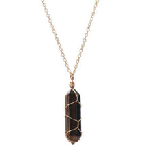 Load image into Gallery viewer, hexagonal gemstone necklace fashion accessory