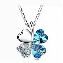 Load image into Gallery viewer, delicate four leaf clover pendant fashion jewellery