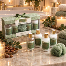 Load image into Gallery viewer, Pamper bath and shower gift set with body scrub and lotion