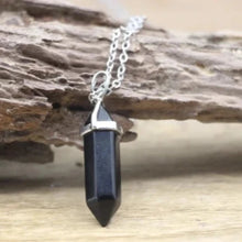 Load image into Gallery viewer, Natural stone bullet pendant gift for her