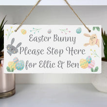 Load image into Gallery viewer, Easter Bunny Slate Door Plaque-Petit Cheri Dream Big Little One Plaque-house signs slate-slate house signs-slate door numbers-personalised house signs