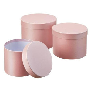 Multi-size hat box set for flower bouquet displays