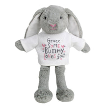 Load image into Gallery viewer, Cute personalised Easter bunny soft toy for kids