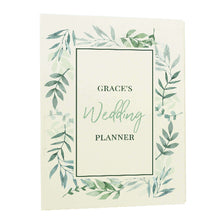 Load image into Gallery viewer, Elegant wedding planner with botanical theme