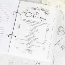 Load image into Gallery viewer, Customizable wedding checklist notebook
