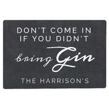 Load image into Gallery viewer, vintage style gin metal sign custom text