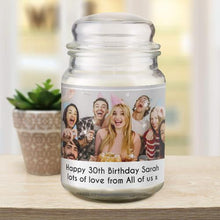 Load image into Gallery viewer, personalised-scented-candle-jar-candles-jar-gift-for-her-gifts for him-personalised-candle