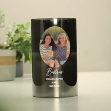 Load image into Gallery viewer, photo upload candle, candle photo transfer, personalised candle with picture, personal picture candles, gifts using photos, photo candle, memorial gifts, memorial custom photo, memorial photo