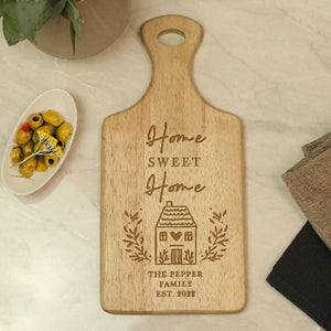 Custom kitchen paddle board gift for housewarming or couples