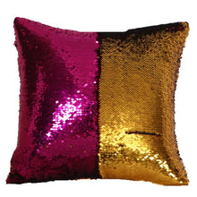 Load image into Gallery viewer, Reversible sparkle pillow cover for modern interiors