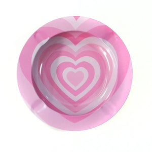 Durable metal smoking ashtray for men