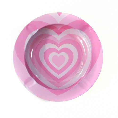 Durable metal smoking ashtray for men