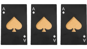 Poker style bottle opener wedding favor for guests