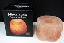 Load image into Gallery viewer, Natural rock salt crystal lamp for calming ambiance