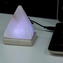Load image into Gallery viewer, Pink rock salt lamp gift for home and wellness