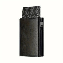Load image into Gallery viewer, Compact slim wallet card holder anti-theft RFID protection