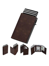 Load image into Gallery viewer, RFID blocking card holder secure wallet