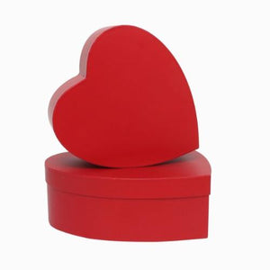 Luxury floristry containers heart and round box set