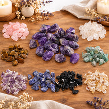 Load image into Gallery viewer, Natural rose quartz and amethyst stones 500g bulk set